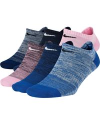 Nike Everyday Lightweight 6-pack Of Socks - Blue