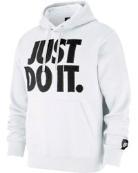 nike just do it sweatshirt mens