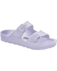 light purple birkenstocks
