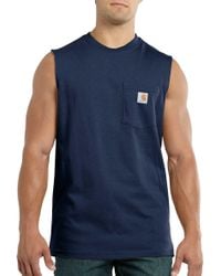 Men's Carhartt Sleeveless t-shirts from $17 | Lyst