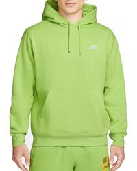 Nike Sportswear Club Fleece Hoodie in Khaki (Green) for Men | Lyst
