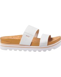 Reef Cushion Bounce Sol Sandal in Dark Brown (Brown) | Lyst