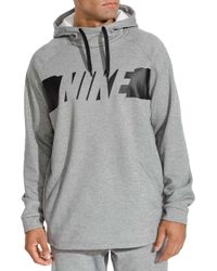 nike men's therma graphic training hoodie