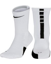 black and white elite socks