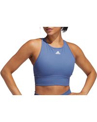 adidas cropped ribbed bra top