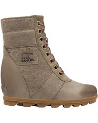 womens sorel wedge boots