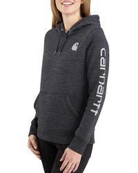 womens black carhartt hoodie