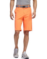 adidas orange golf shorts