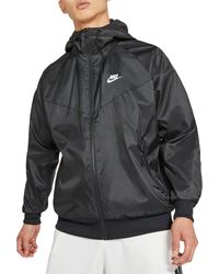 nike jacket windrunner black