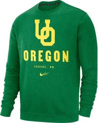 nike ash green crewneck