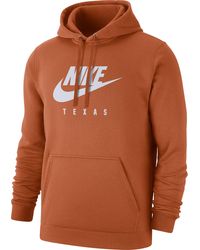 Nike Mens Texas Longhorns Hoodie Sweatshirt in Gray for Men - Lyst