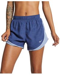 nike women's tempo heatherized running shorts