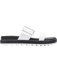 sorel roaming leather slide