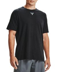 under armour men's project rock charged cotton brahma pullover moletom com capuz