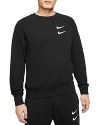 nike sportswear swoosh french terry trousers