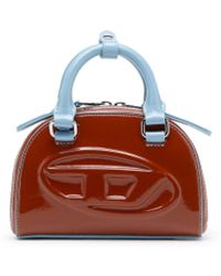 DIESEL - 1Dr Dome-Slim Bowling Bag With Naplak Effect - Lyst
