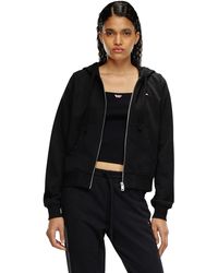 DIESEL - Hoodie With Embroidered Micro Logo - Lyst