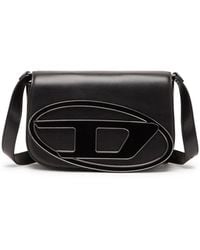 DIESEL - Brand-hardware Leather Shoulder Bag - Lyst