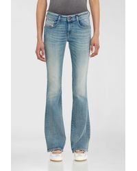 DIESEL - Bootcut Jeans Low Waist 1969 D-Ebbey, Light, Zip Fly - Lyst