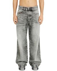 DIESEL - Relaxed Jeans Regular Waist 1997 D-Enim-M, Light, Button Fly - Lyst