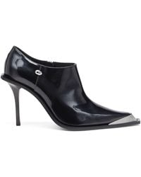 DIESEL - Patent Leather Ankle Booties - Lyst