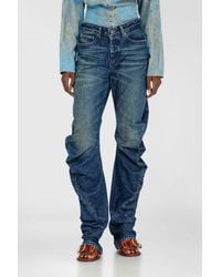 DIESEL - Regular Jeans Regular Waist D-Twisty, Dark, Button Fly - Lyst