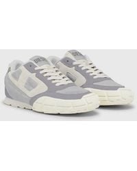 DIESEL - S-Pagodha-Quilted Suede Sneakers - Lyst