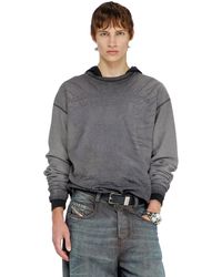 DIESEL - Sudadera Con Estampado Devoré - Lyst
