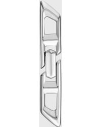 DIESEL - D Logo-Ohrring Aus Sterlingsilber - Lyst