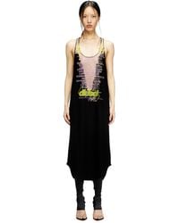 DIESEL - Abito A Canotta Con Stampa Dj - Lyst