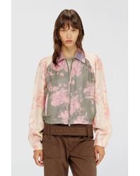 DIESEL - Floral Bomber Jacket - Lyst
