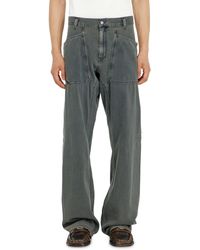 DIESEL - Relaxed Jeans Regular Waist D-Zeta, Colored, Zip Fly - Lyst