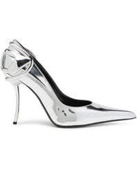 DIESEL - D-ten & Half-metallic Pumps With Curved Heel - Lyst