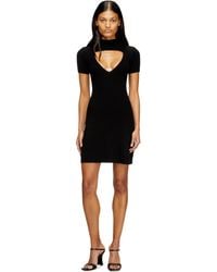 DIESEL - Cut-Out Short Dress - Lyst