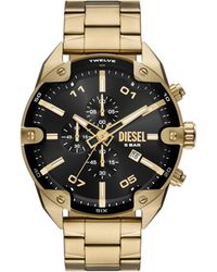 DIESEL - Reloj Spiked De Acero Inoxidable - Lyst