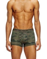 DIESEL - Three-Pack Of Boxer Briefs Plain And Camo - Lyst