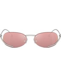 DIESEL - Oval Sunglasses - Lyst