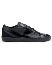 DIESEL - S-Slante-D-Sneaker Aus Wildleder Und Leder Mit D-Logo - Lyst