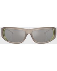 DIESEL - Wraparound Style Sunglasses - Lyst