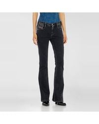 DIESEL - Bootcut Jeans Low Waist 1969 D-Ebbey, /Dark, Zip Fly - Lyst