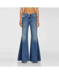 DIESEL - Flare Jeans Low Waist 1970 D-Bleess, Medium, Zip Fly - Lyst