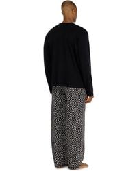 DIESEL - Pyjama En Coton Avec Bas Imprimé - Lyst