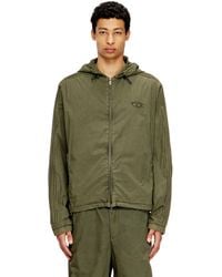 DIESEL - Hooded Zip-Up Jacket - Lyst