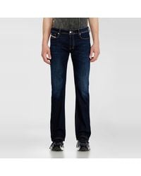 DIESEL - Bootcut Jeans Low Waist 2007 Zatiny, Dark, Button Fly - Lyst