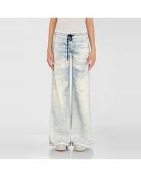 DIESEL - Relaxed Low Waist 2078 D-Ainty Joggjeans, Light, Elastic Waistband - Lyst
