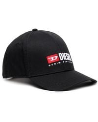 DIESEL - Baseball Cap With Denim Division Logo - Lyst