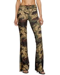 DIESEL - Jazz Pants With Mixed Camo Prints - Lyst