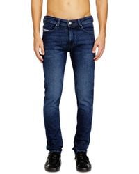 DIESEL - Skinny Jeans Low Waist 1979 Sleenker, Dark, Zip Fly - Lyst