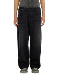 DIESEL - Relaxed Regular Waist 2097 D-Enim-M Joggjeans, /Dark, Zip Fly - Lyst