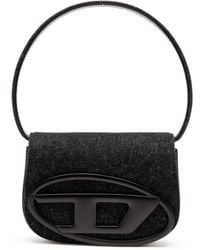 DIESEL - 1Dr-Ikonische Schultertasche Aus Gewaschenem Denim - Lyst